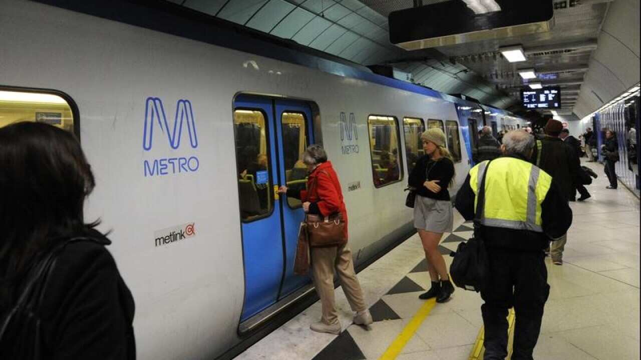A Metro train