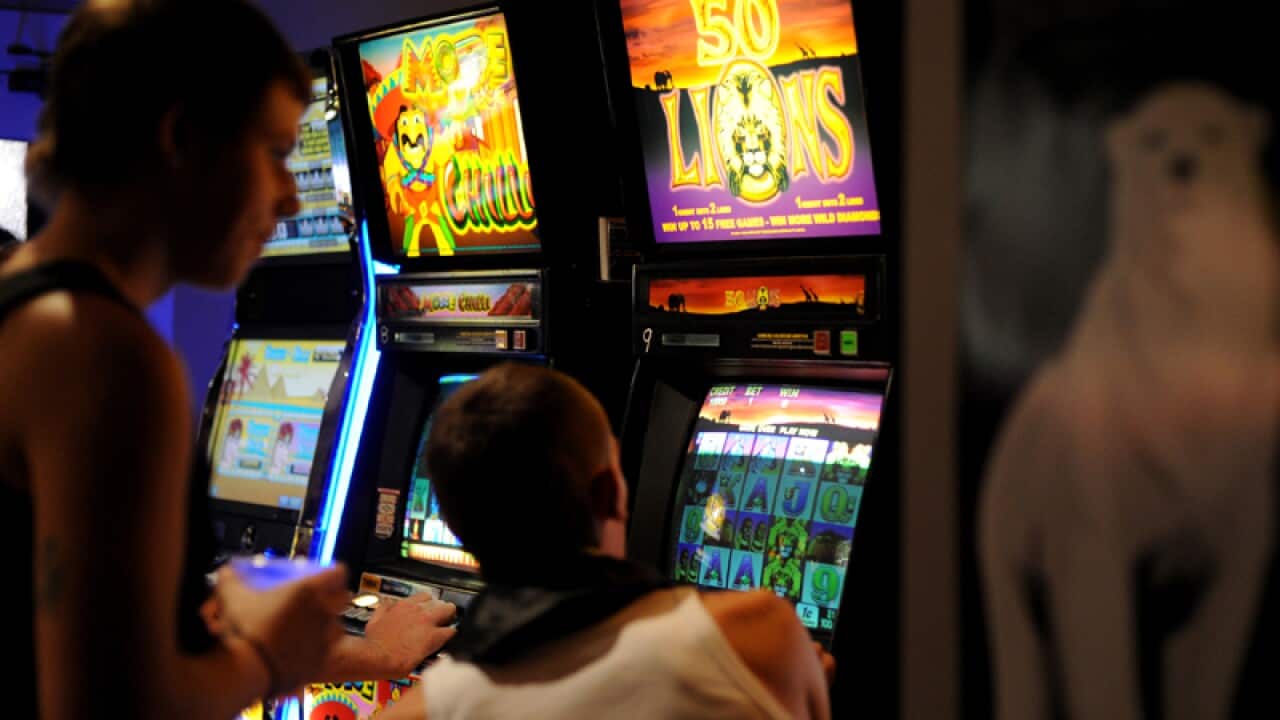 People use poker machines