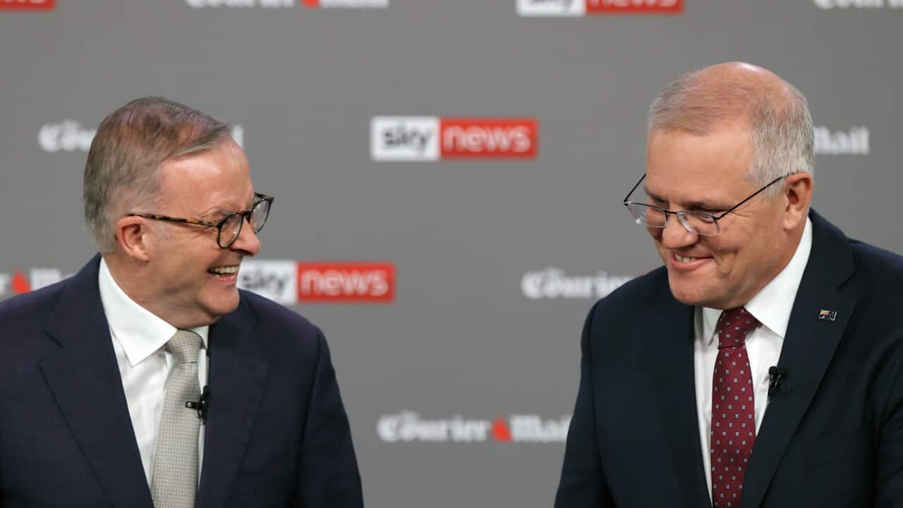 Antony Albanese and Scott Morrison