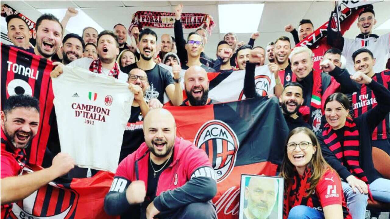 I ragazzi del Milan Club Adelaide