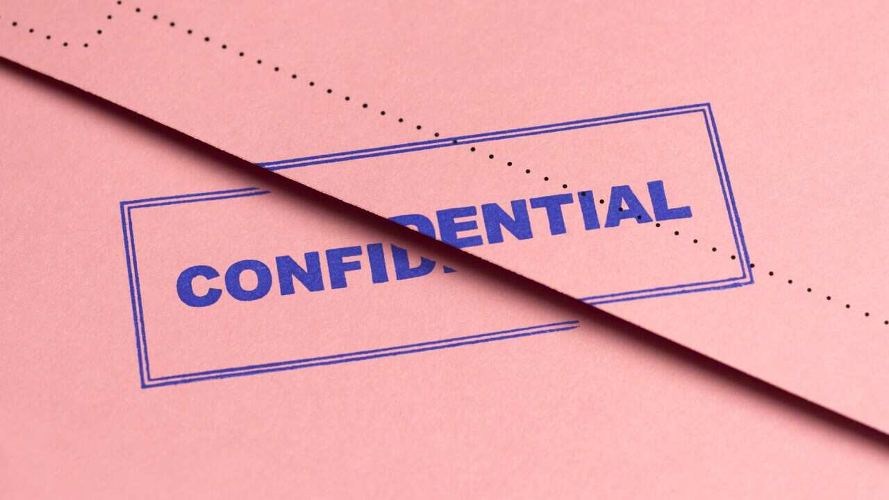 Confidential folder file