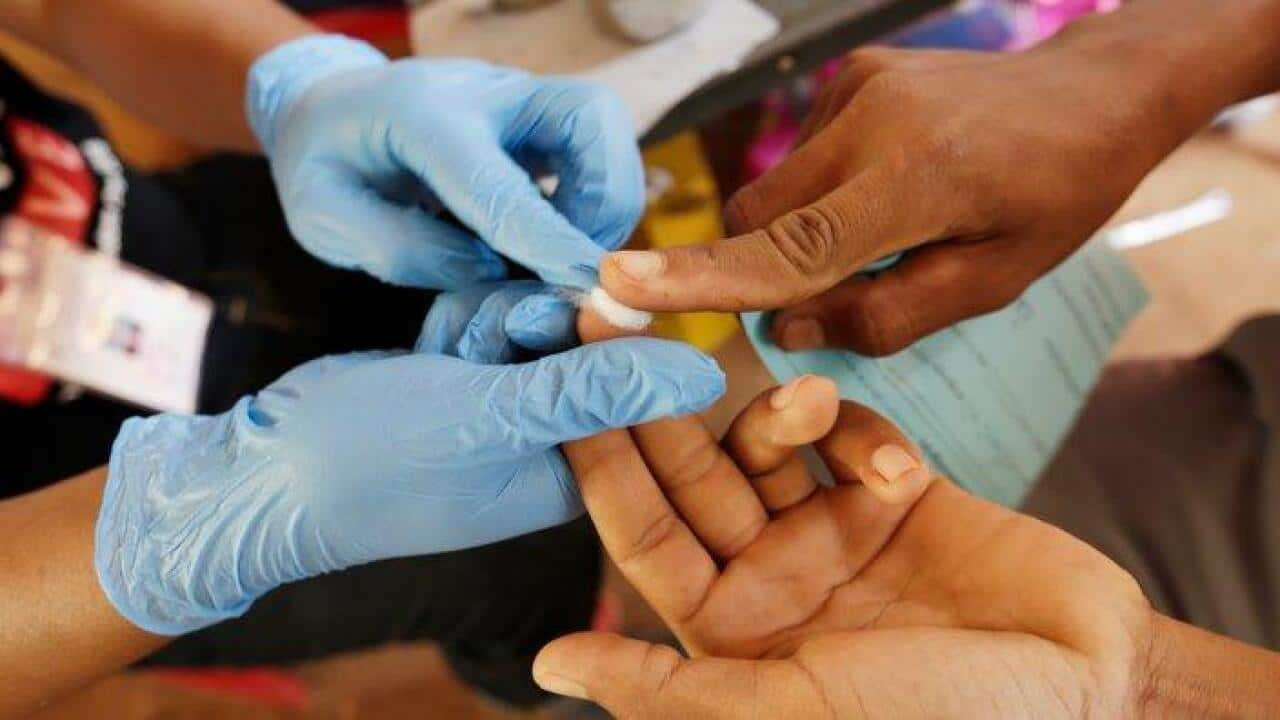 Blood testing to detect HIV