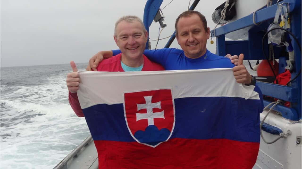 Martin Vavrek (left) and Peter Dolnik