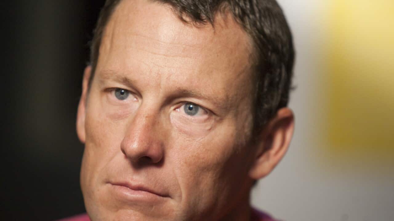 Disgraced cyclist Lance Armstrong