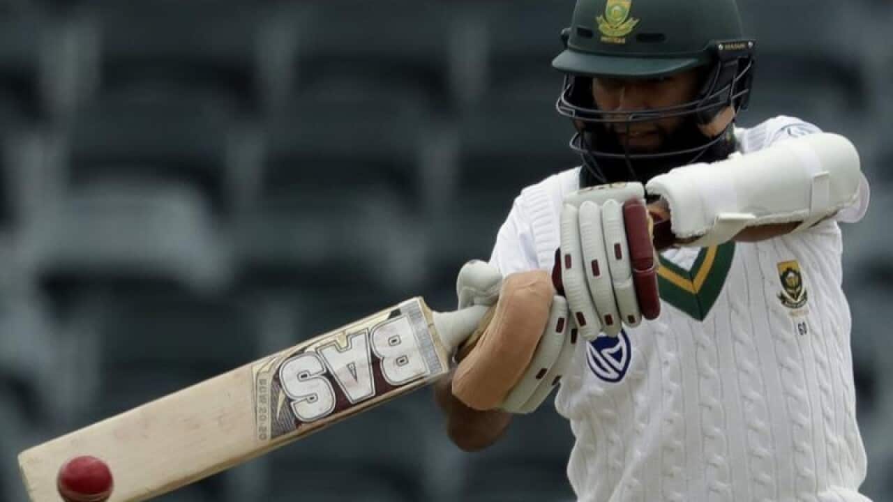 South Africa's batsman Hashim Amla