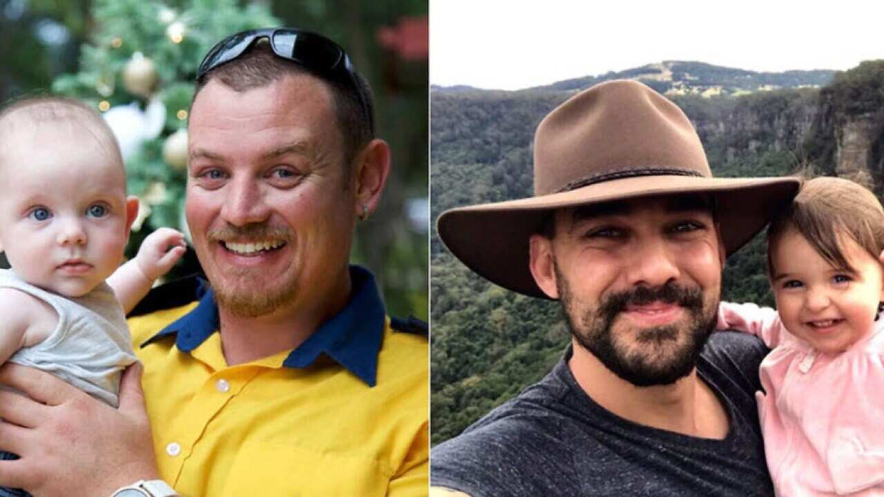Thirty two-year-old Geoffrey Keaton and 36-year-old Andrew O'Dwyer, died as they battled a bushfire south-west of Sydney on Thursday
