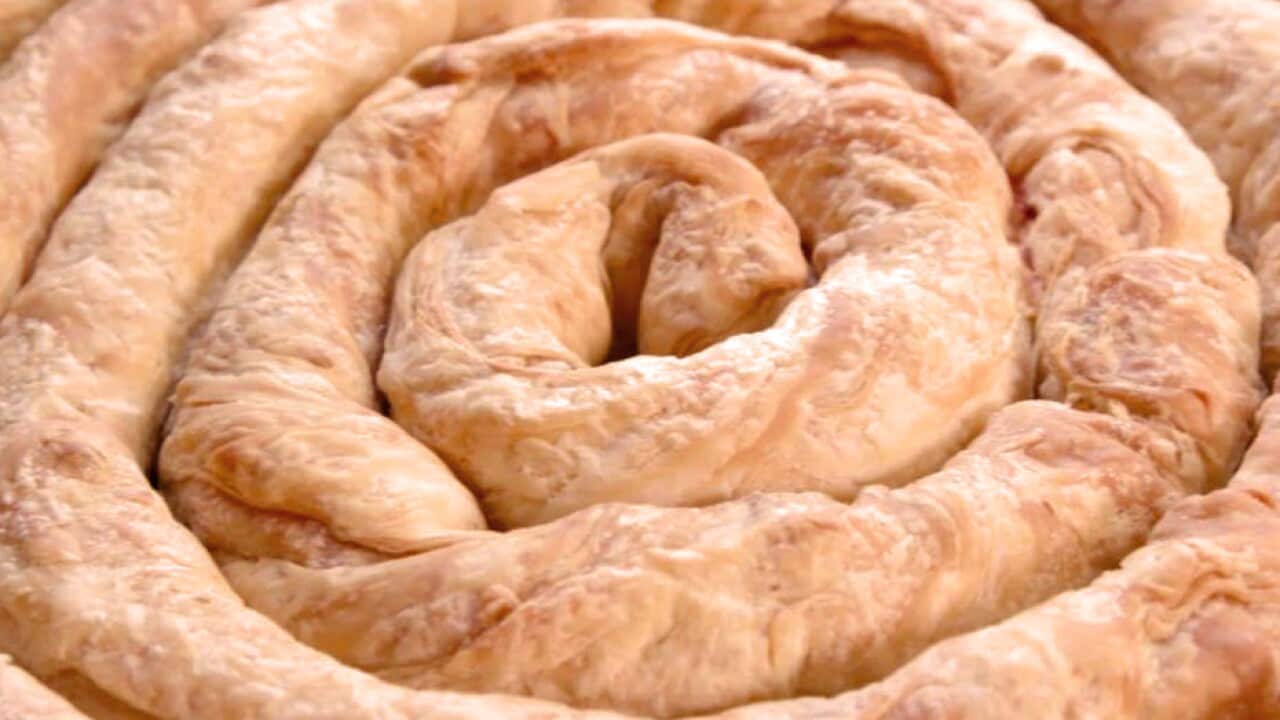 Greek feta and egg pie