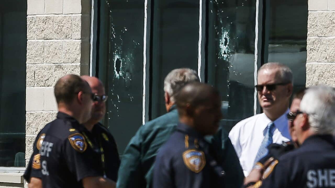 The scene of the shooting.