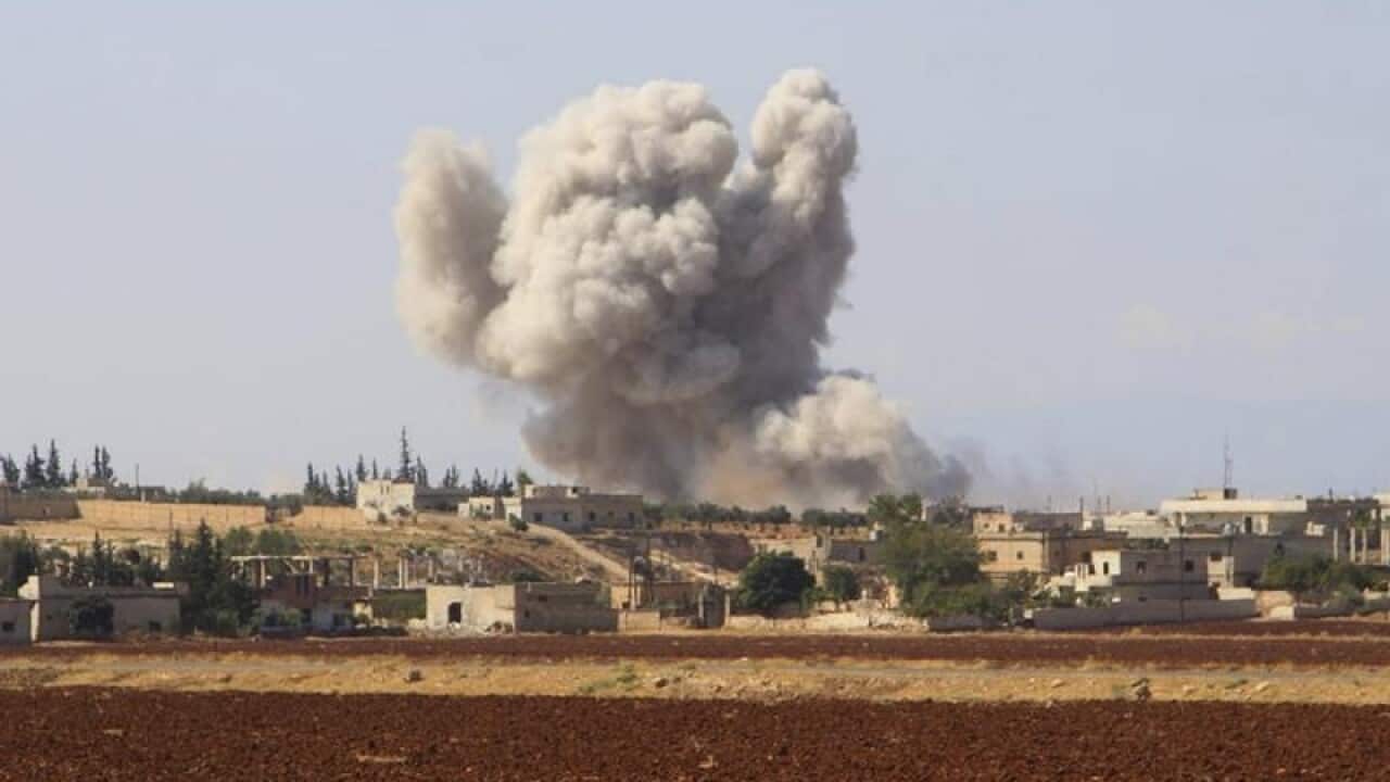 Syrian village near Idlib