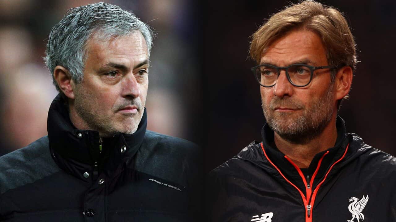 Jurgen Klopp Liverpool Manchester United Jose Mourinho