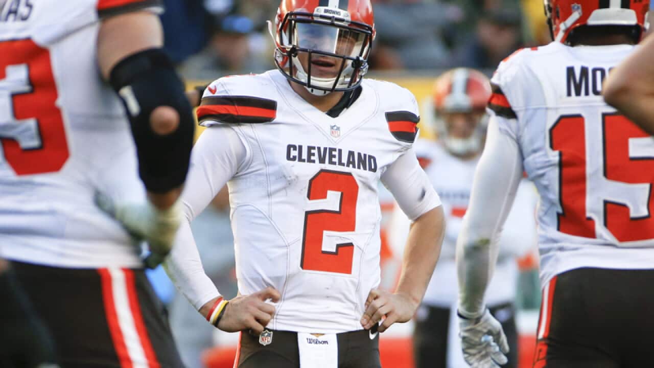 Cleveland Browns quarterback Johnny Manziel