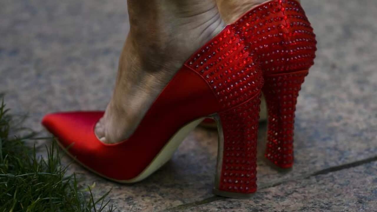 Julie Bishop's iconic red shoes