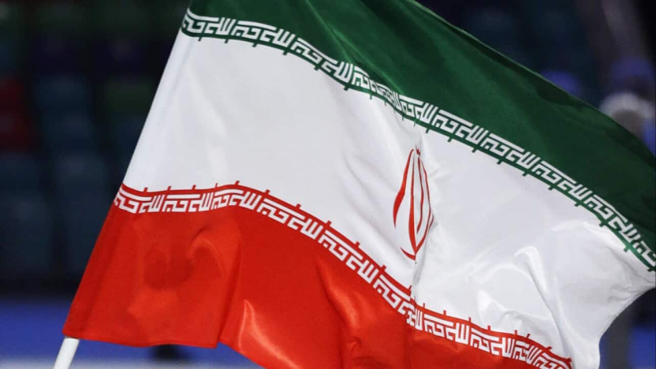 File photo of an Iranian flag