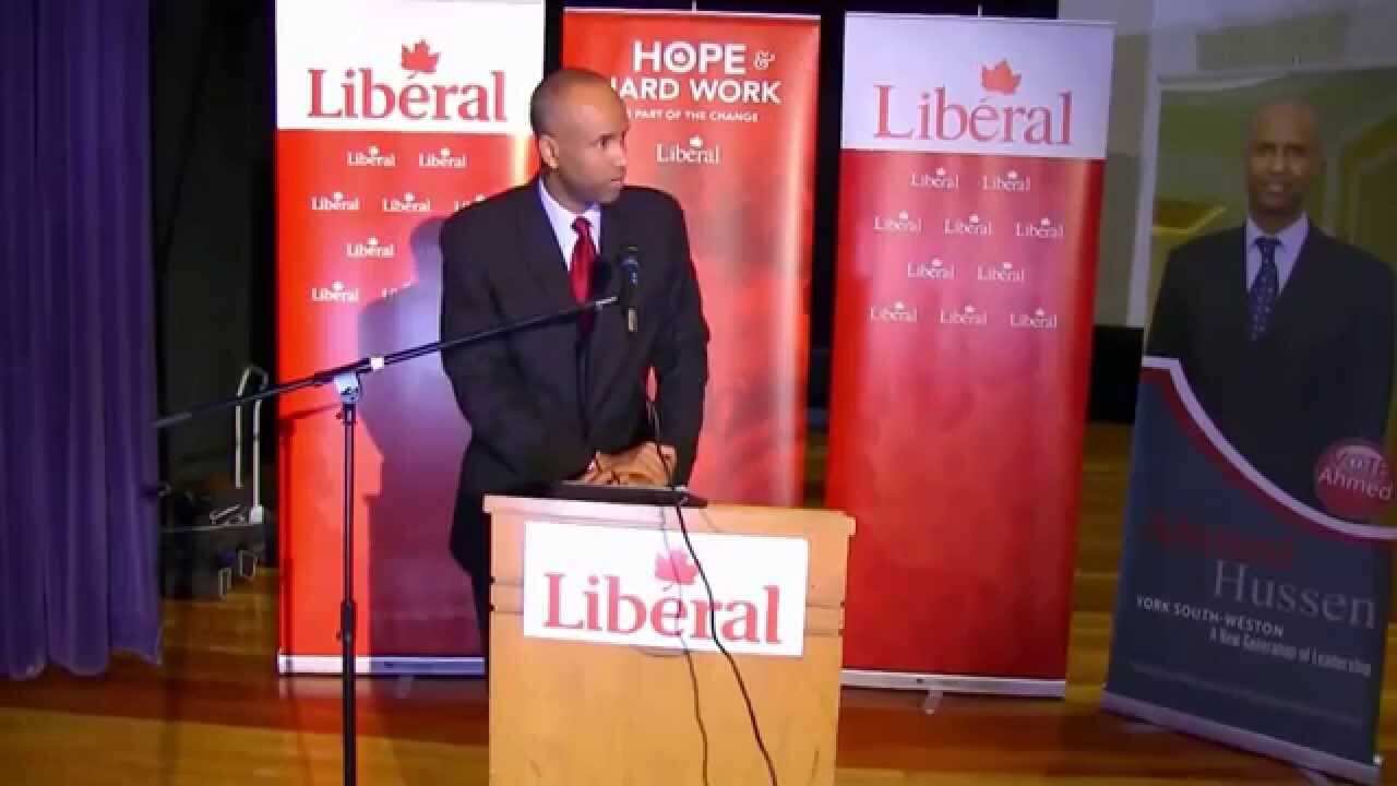 Ahmed Hussein, Somali Canadian MP