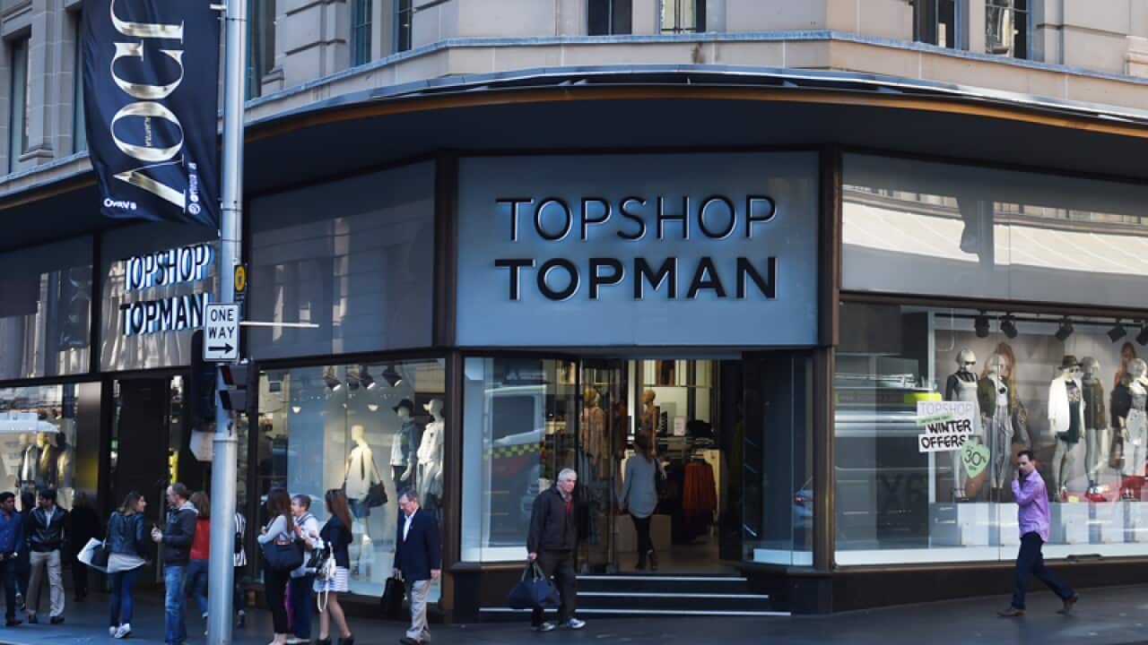 The Sydney CBD Topshop store