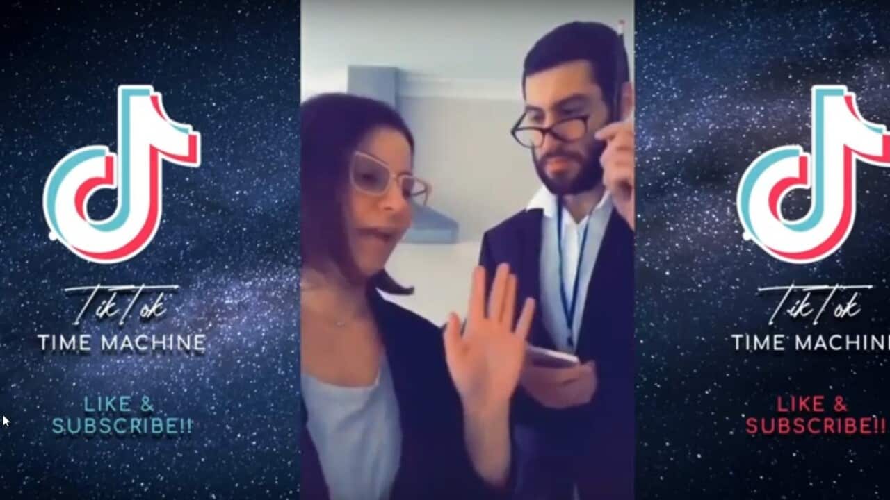 Screenshot from viral video