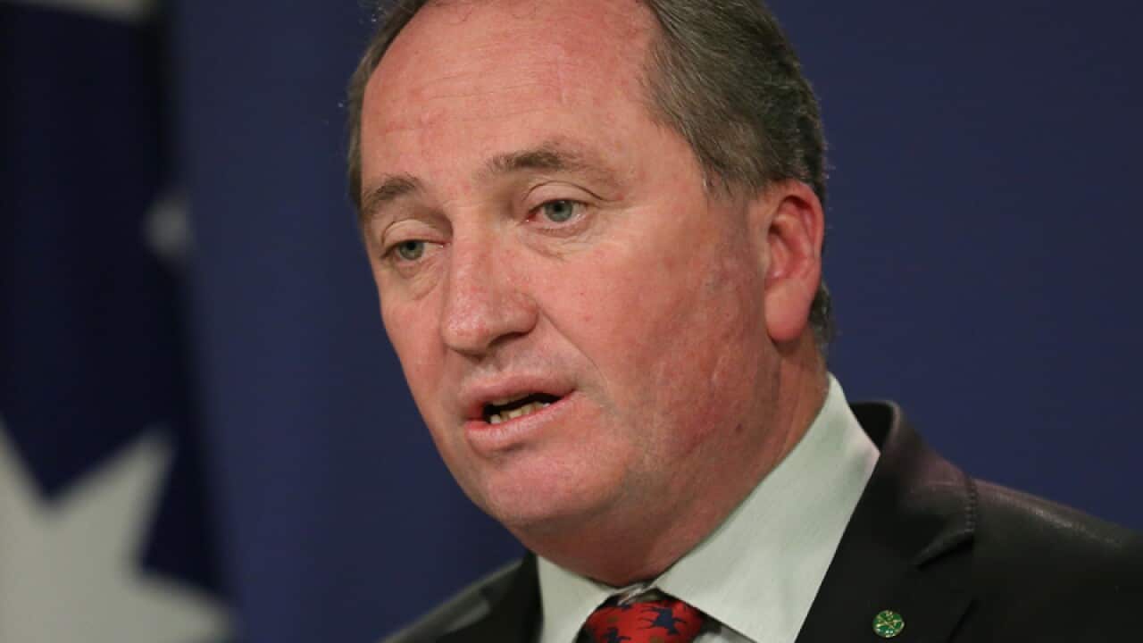 Leader of the Nationals Party Barnaby Joyce