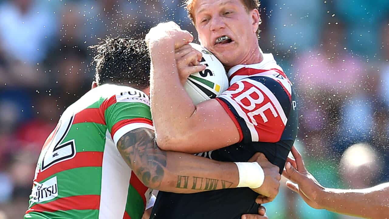 Dylan Napa of the Roosters