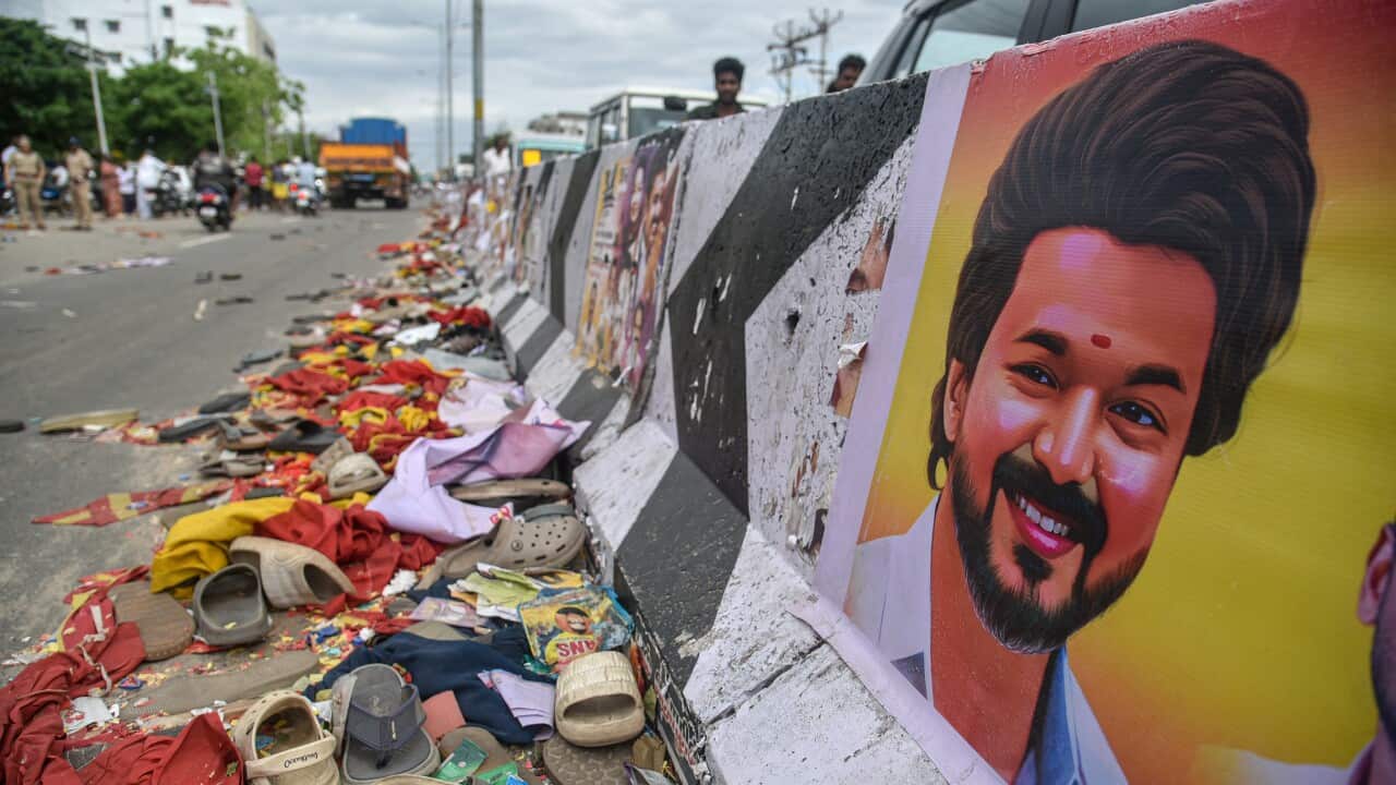 Dozens killed in stampede at political rally in India