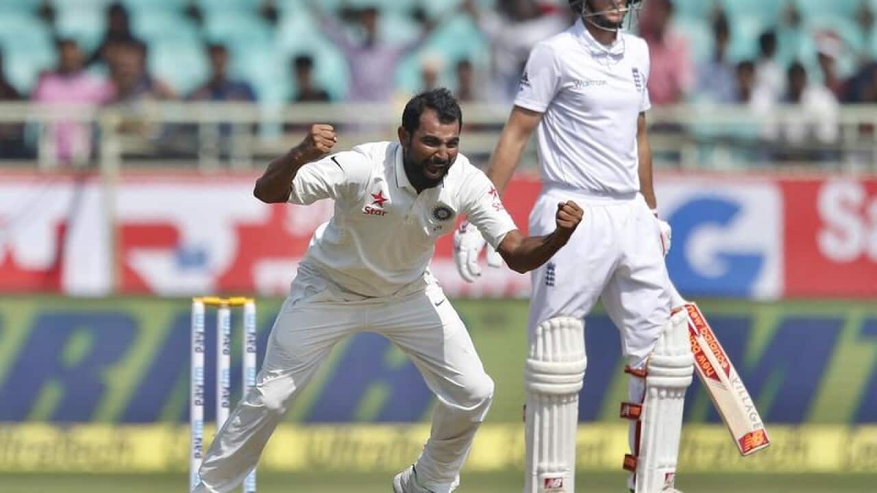 India's Mohammed Shami.