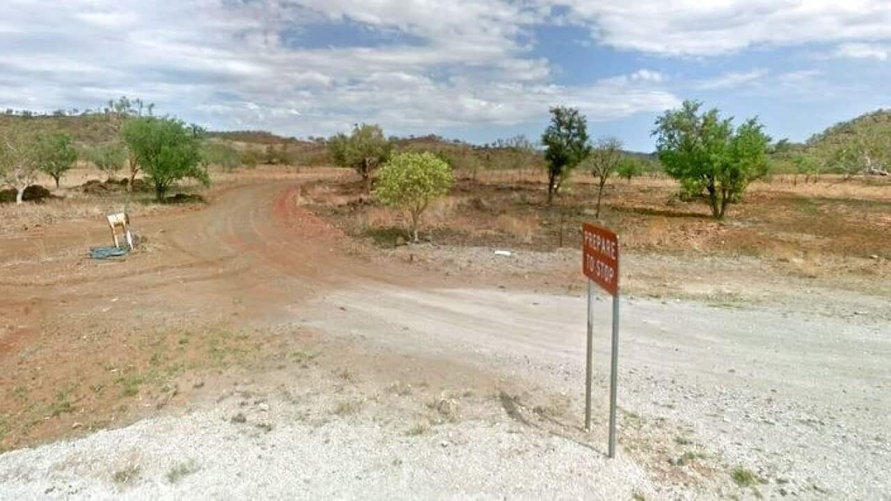 The road to remote Purnululu School in the Kimberley region of WA