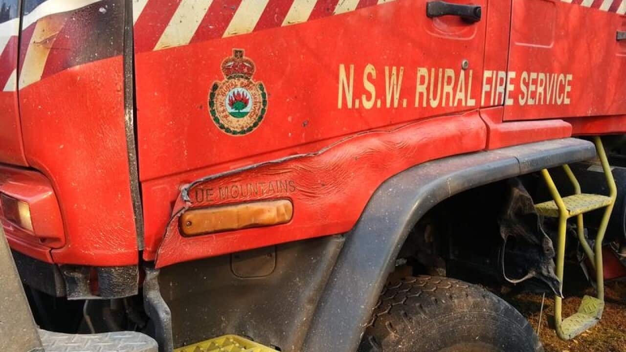 A NSW Rural Service firetruck