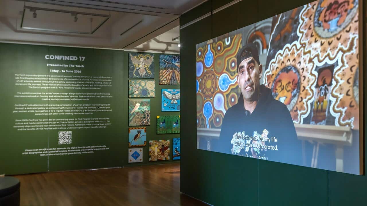 The large scale video presentation at Confined 17 (Supplied-The Torch).jpg