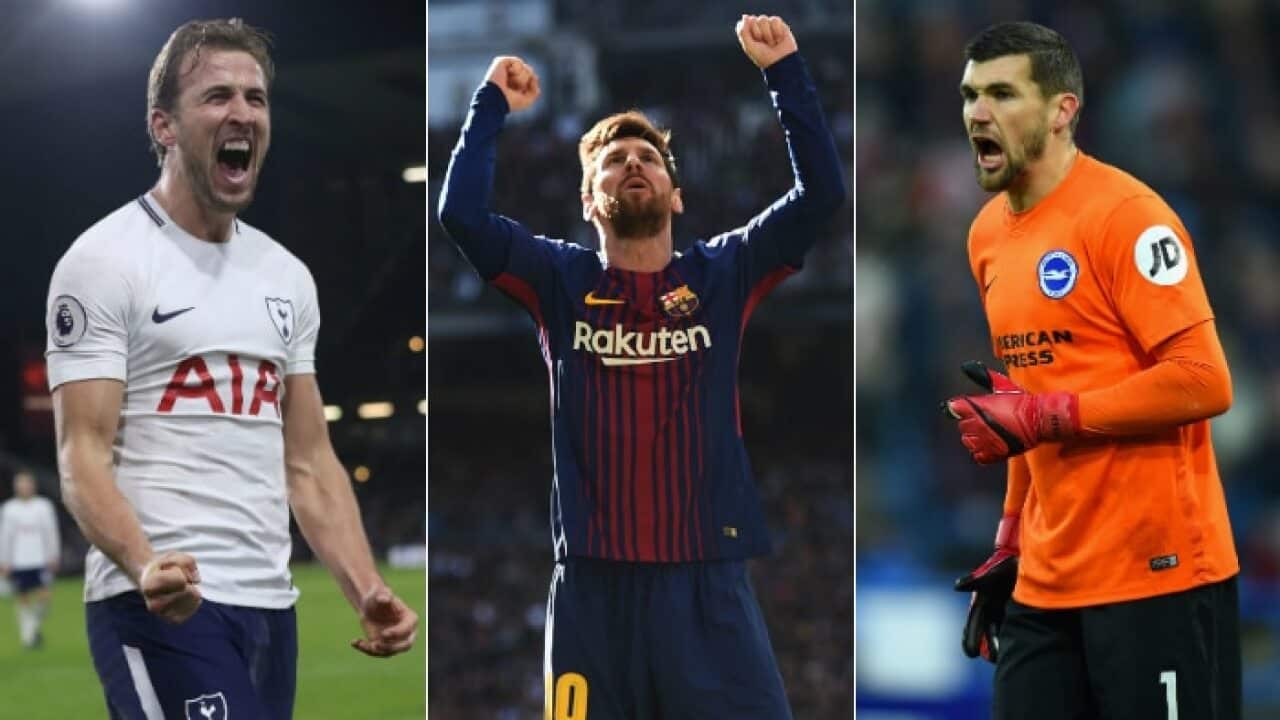 Kane, Messi, Ryan