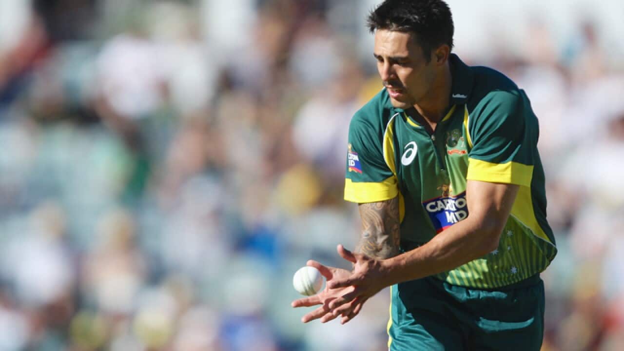 Australian cricketer Mitchell Johnson