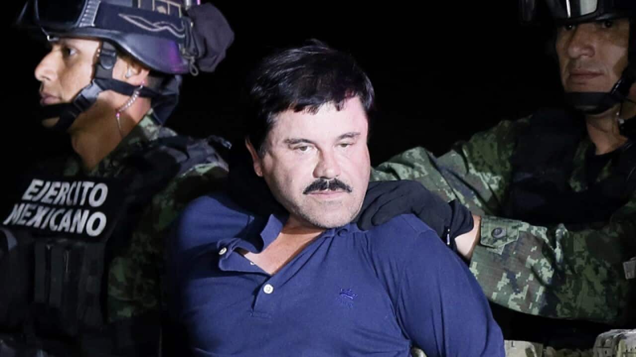 Mexican drug lord Joaquin 'El Chapo' Guzman