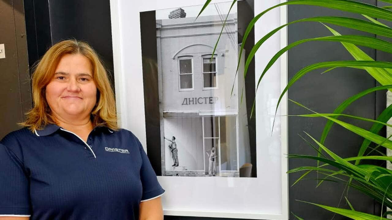 Ivanna Bernyk from the Dnister Ukrainian Credit Co-operative in Australia. .jpg