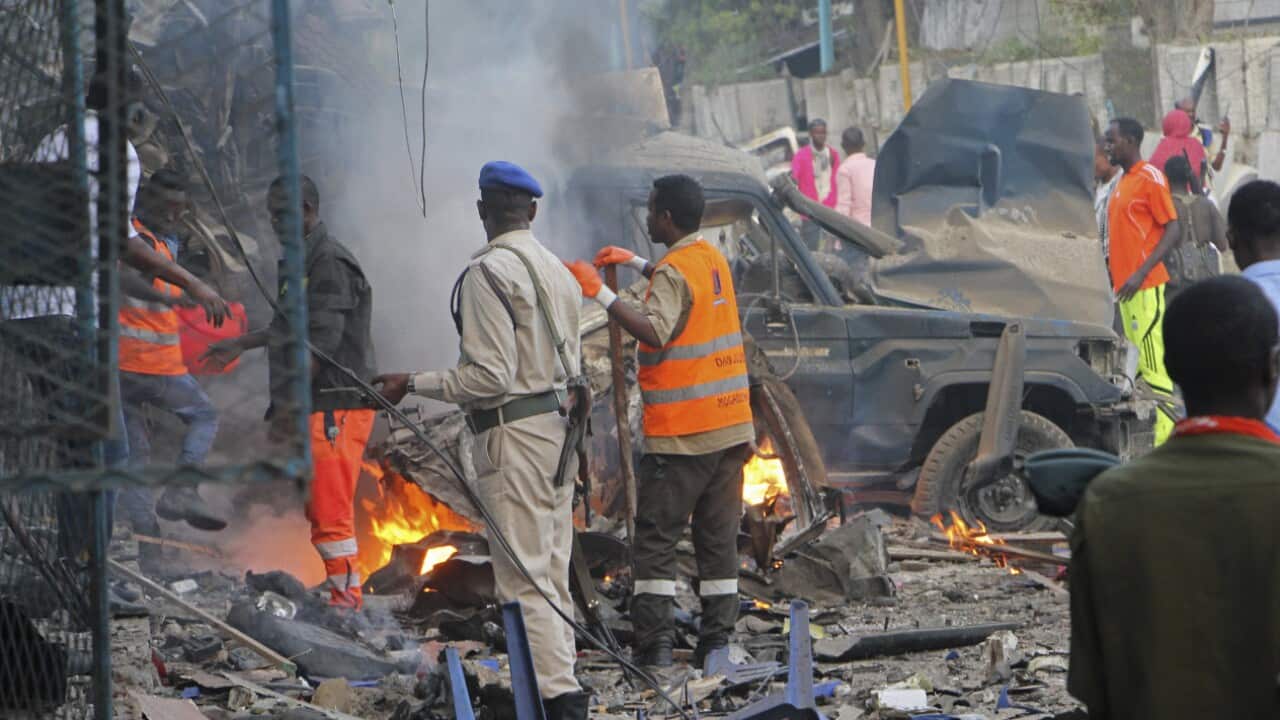 Carnage in Mogadishu, Somalia on Saturday October 28.
