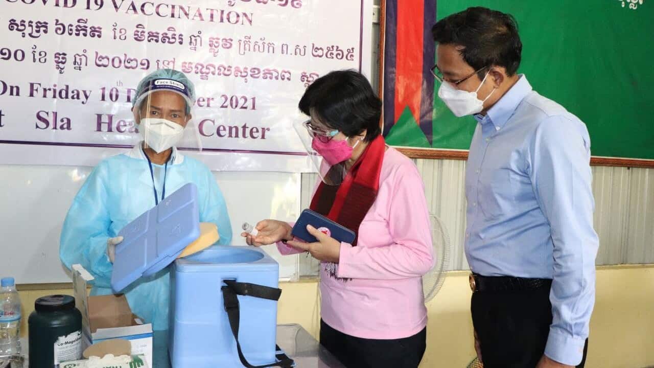 Cambodia is boosting Covid-19 vaccination amid Omicron case increase