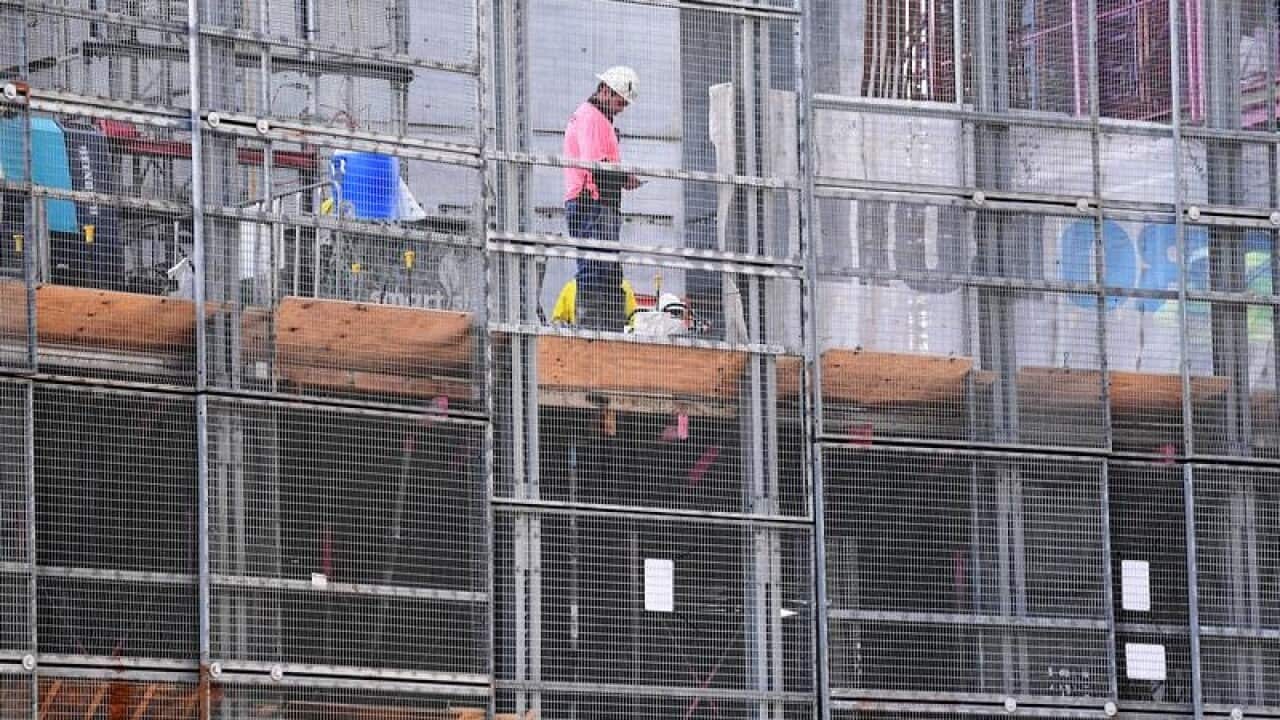 Construction site in Brisbane.