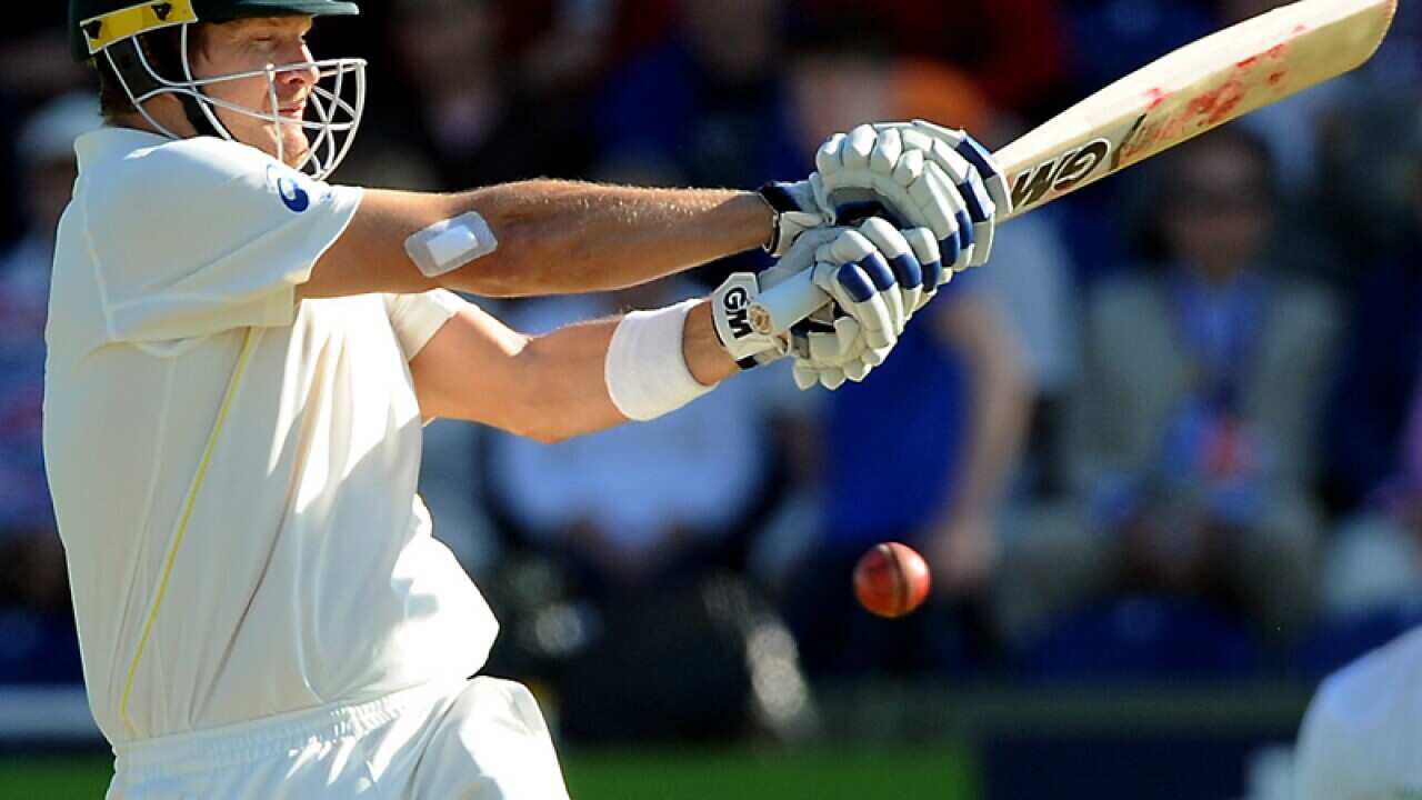 Australia's Shane Watson during the first Ashes Test