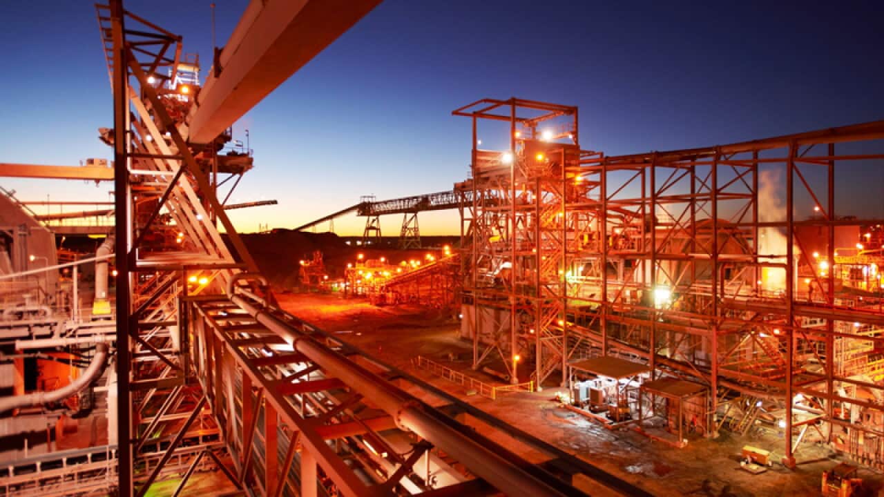 The Olympic Dam facility in South Australia.