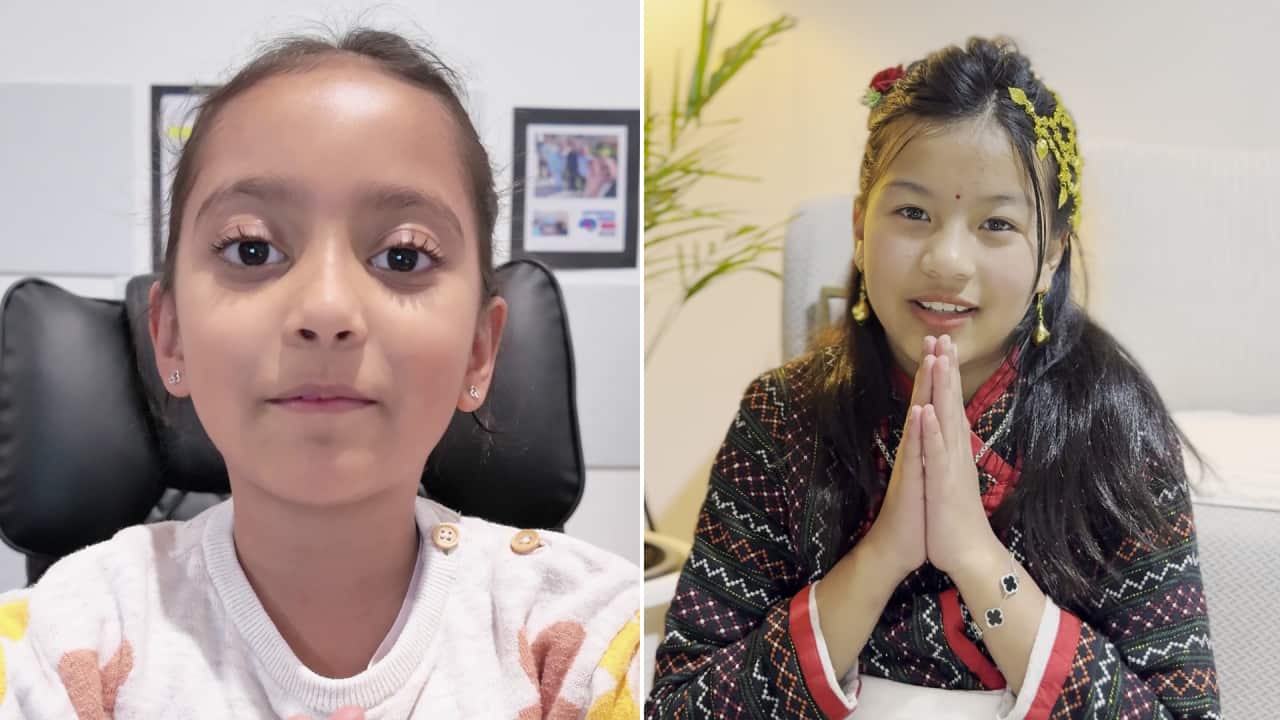 Kavya Dumre and Aashma Tamrakar