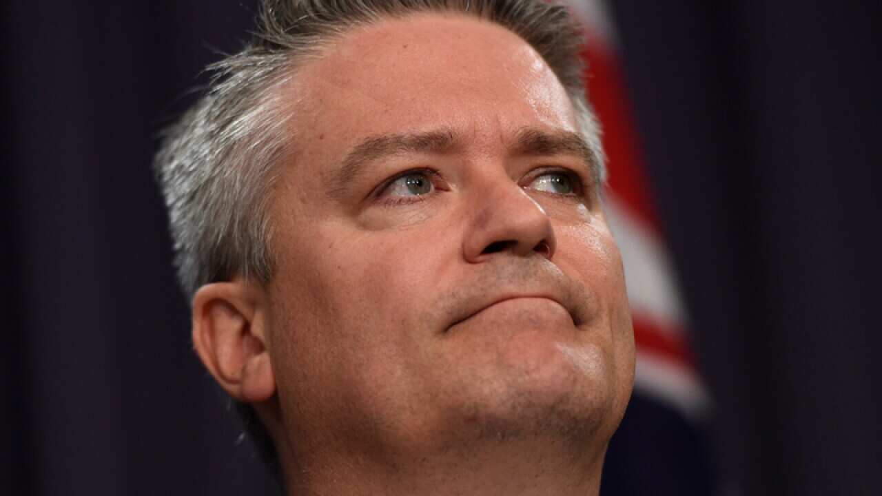 Australia's Finance Minister Mathias Cormann