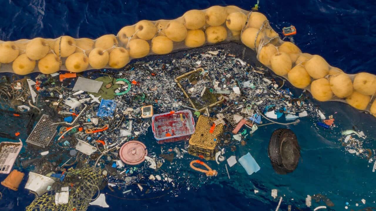The ocean cleanup system is designed to capture waste products of all shapes and sizes.