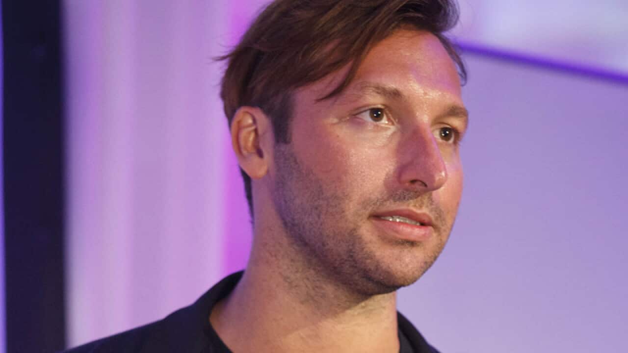 Ian Thorpe at an awards event