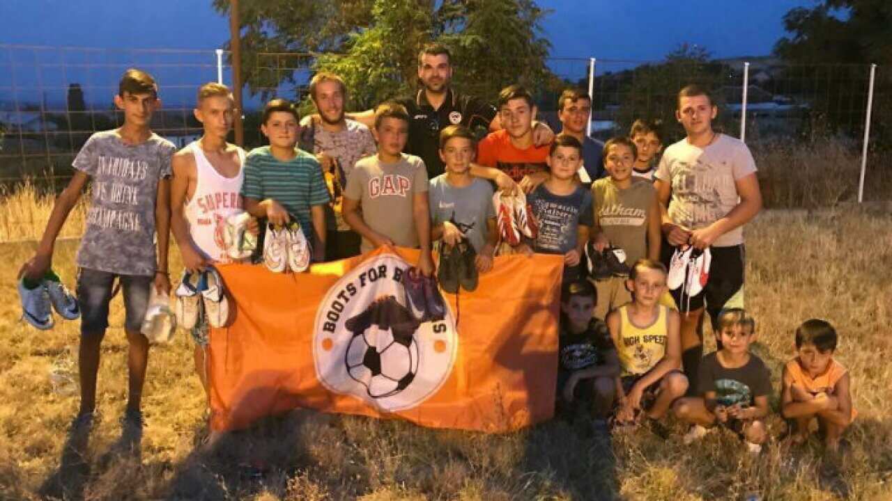 Boots for Balkans donation