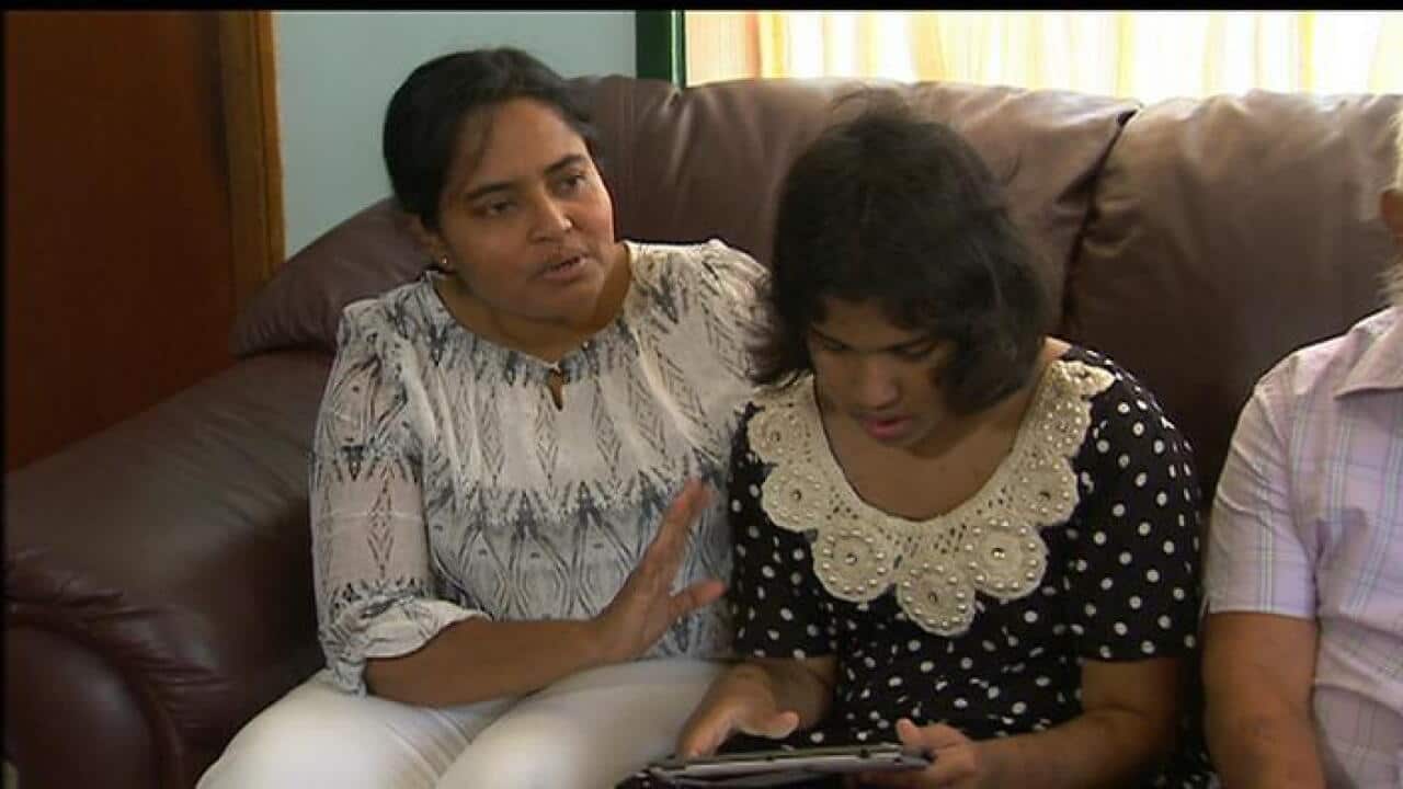 Sumaya Bhuiyan with her mother Dr Nasrin Haque