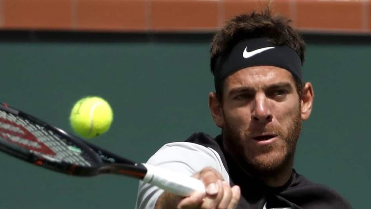 Argentinian tennis player Juan Martin del Portro