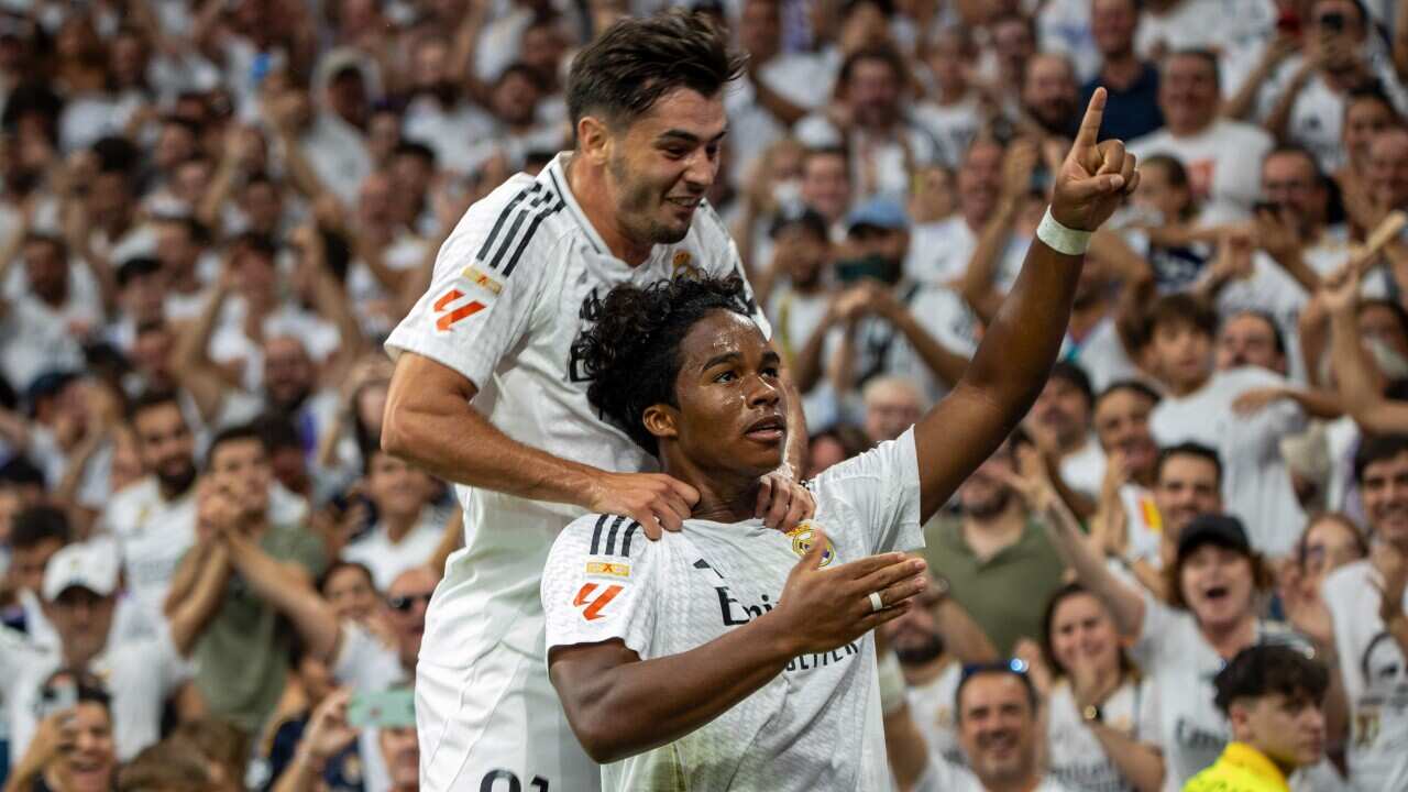 Real Madrid Vs Real Valladolid in Madrid, Spain - 25 Aug 2024