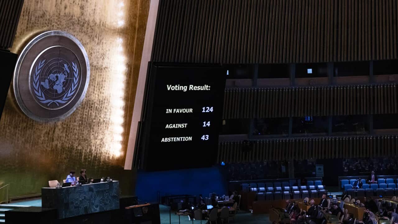UN Votes on Palestinian resolution