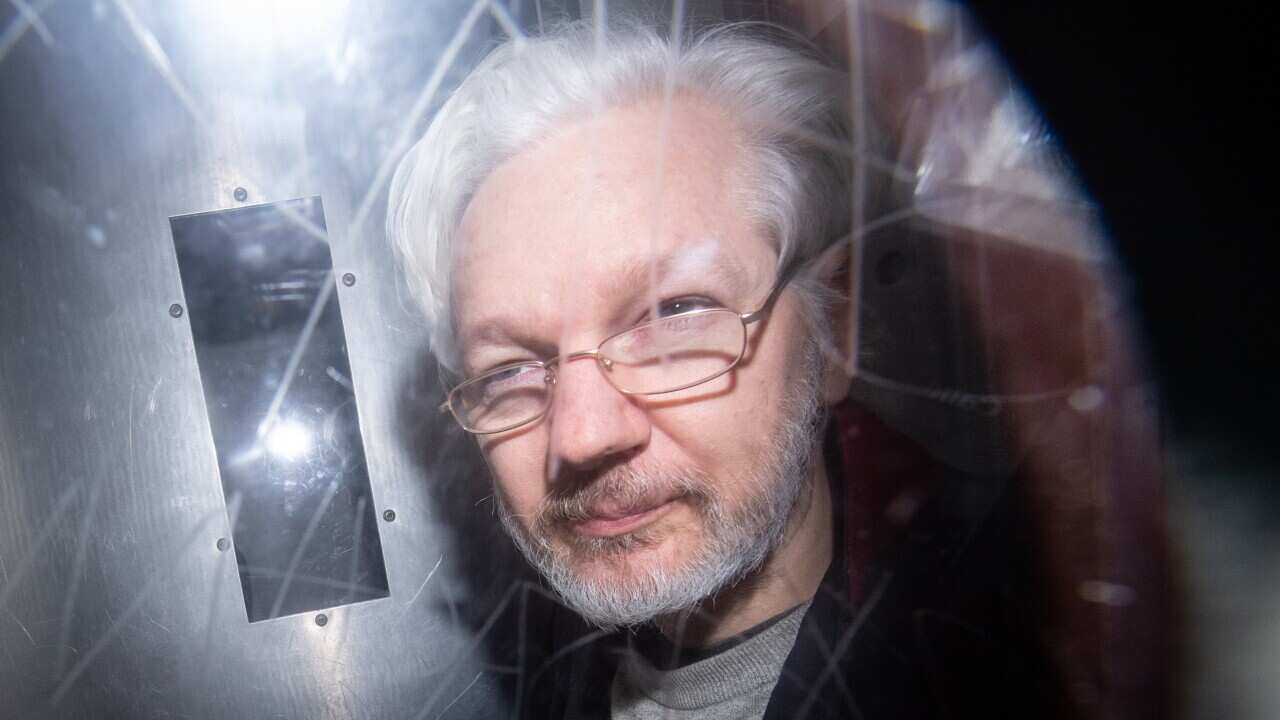 A file photo dated 13/1/2020 of Julian Assange