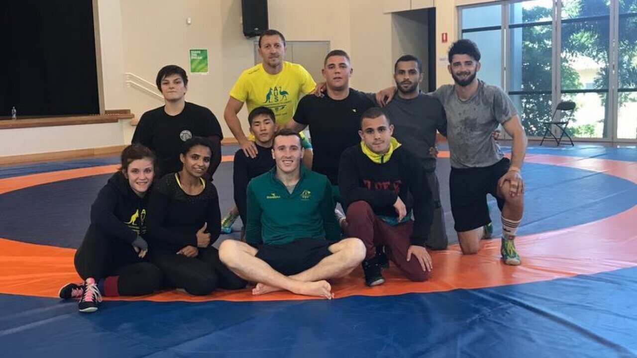 Wrestling team, Commomwealth Games