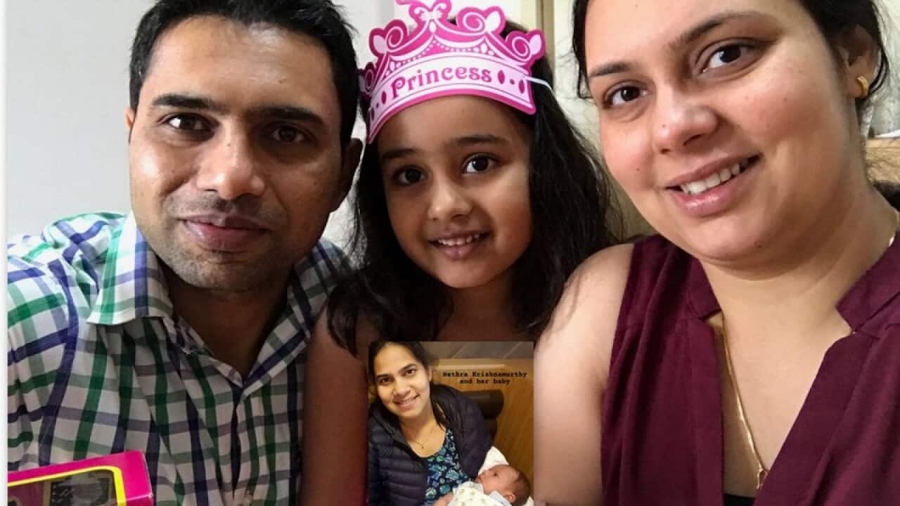 Amrit Sidhu with family