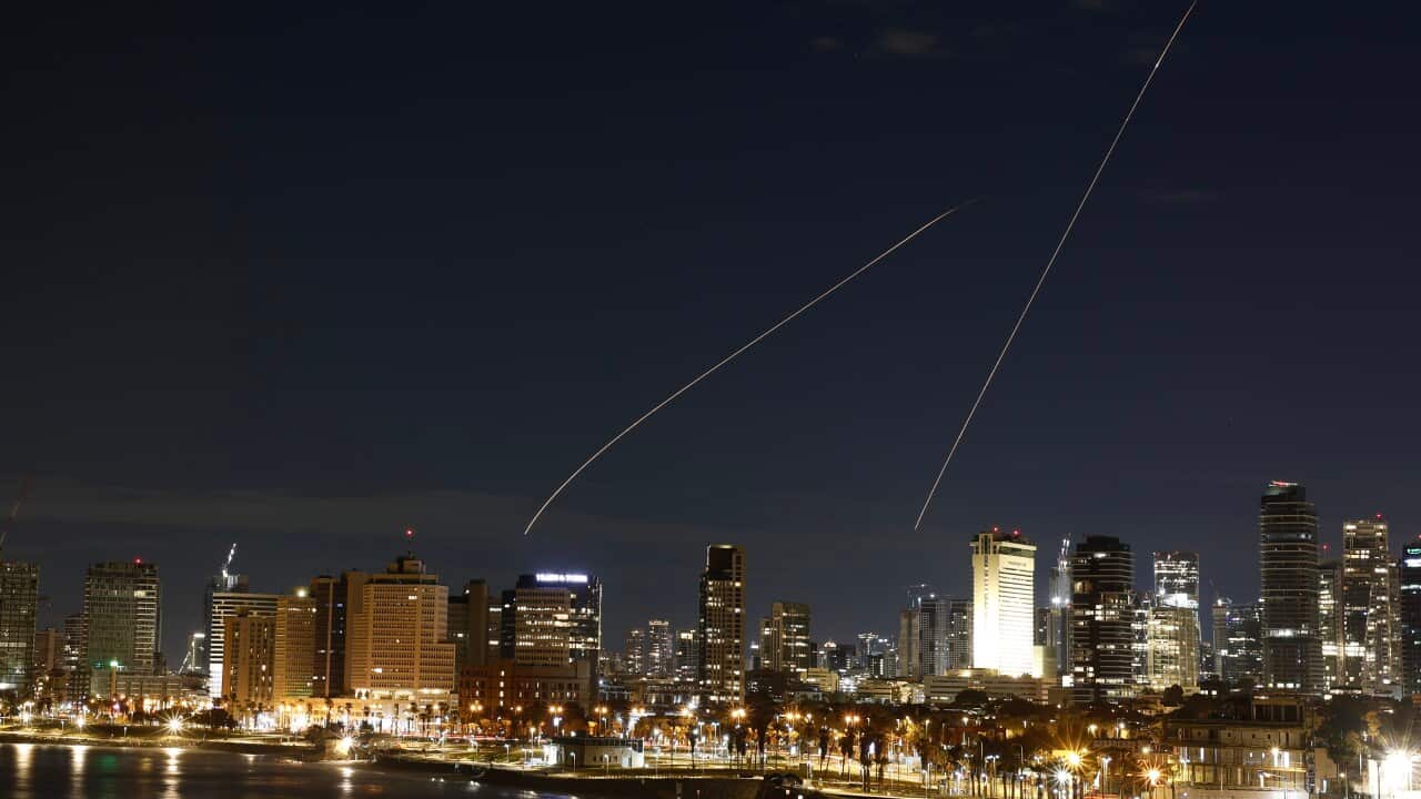 ISRAEL-TEL AVIV-IRAN-MISSILE ATTACKS-INTERCEPTION