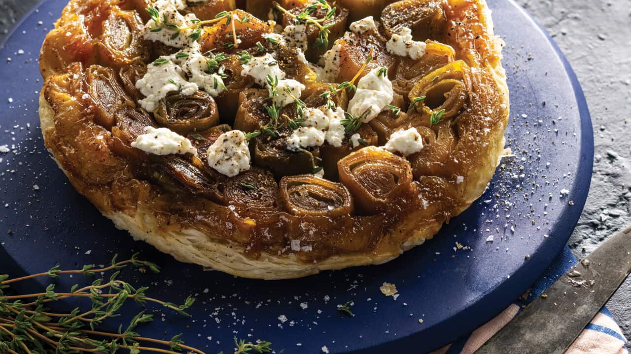 Leek Tarte Tatin